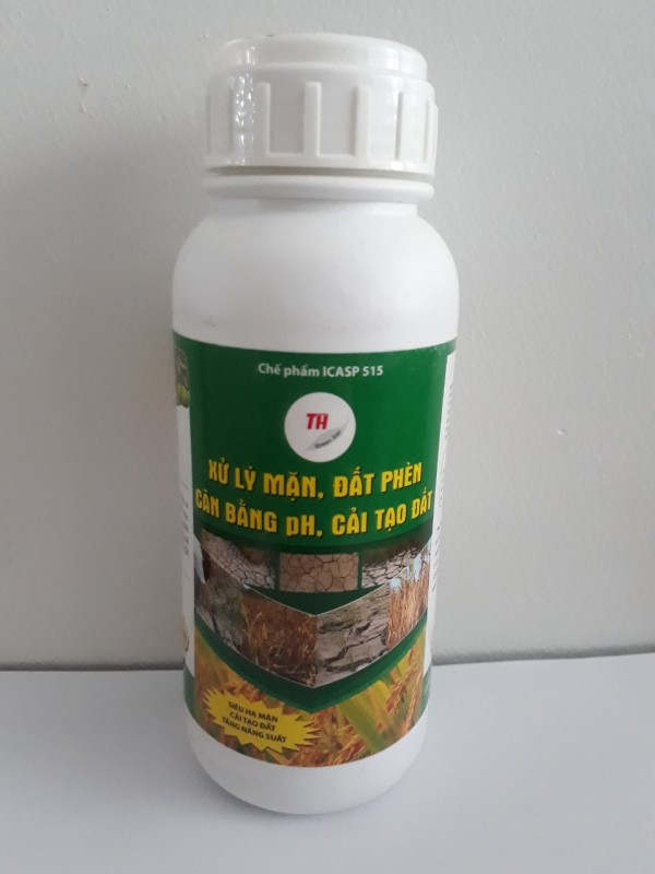 Xử lý đất mặn phèn chua cải tạo pH đất